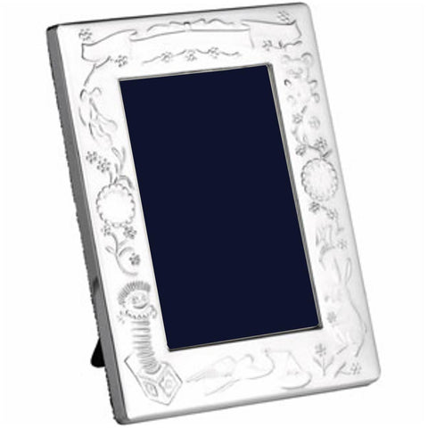 Silver Plate Baby Photo Frame - Portrait