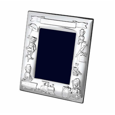 Silver Plate Baby Photo Frame