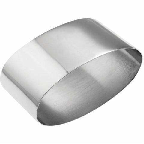 Silver Plated Napkin Ring - Oval