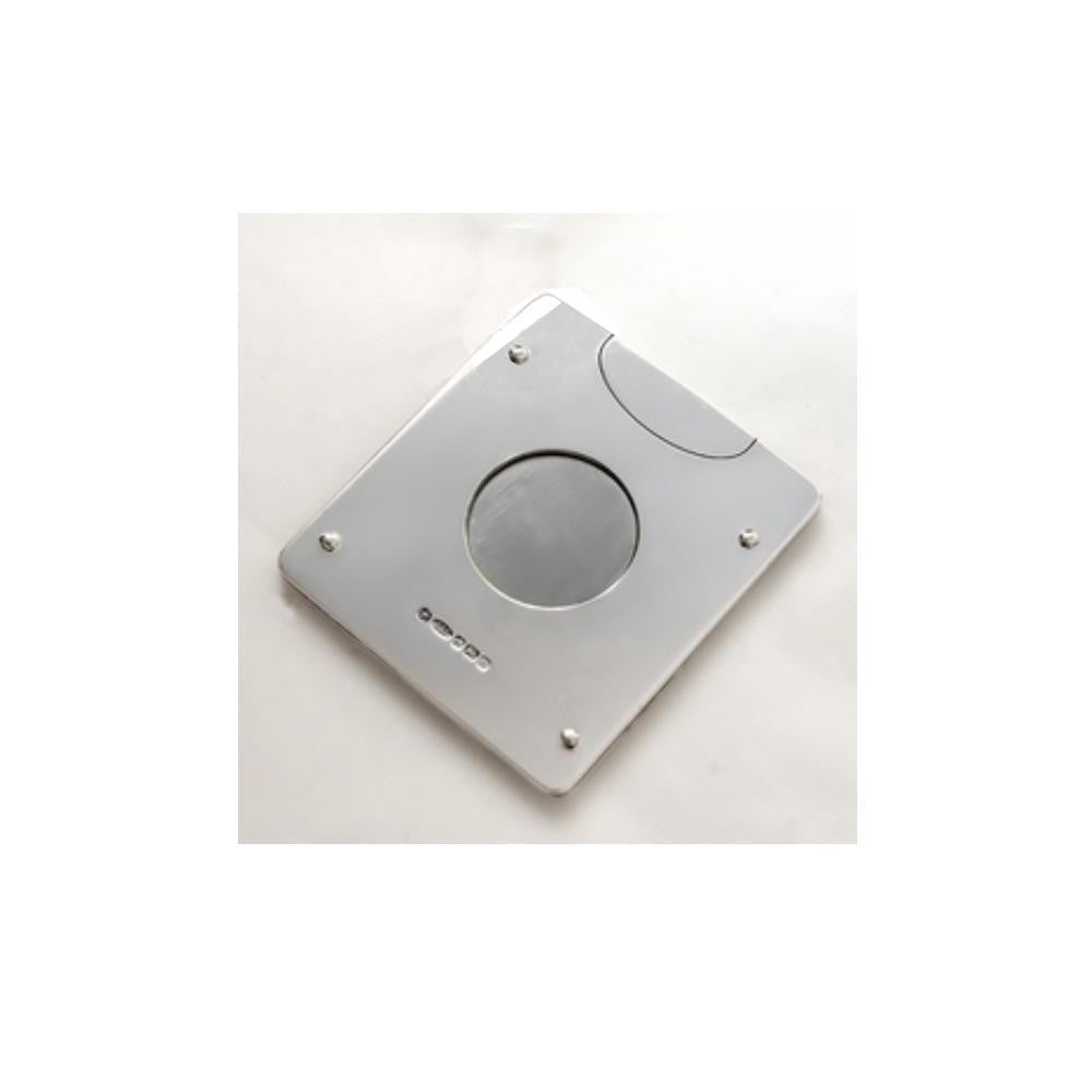 Sterling Silver Cigar Cutter - Square