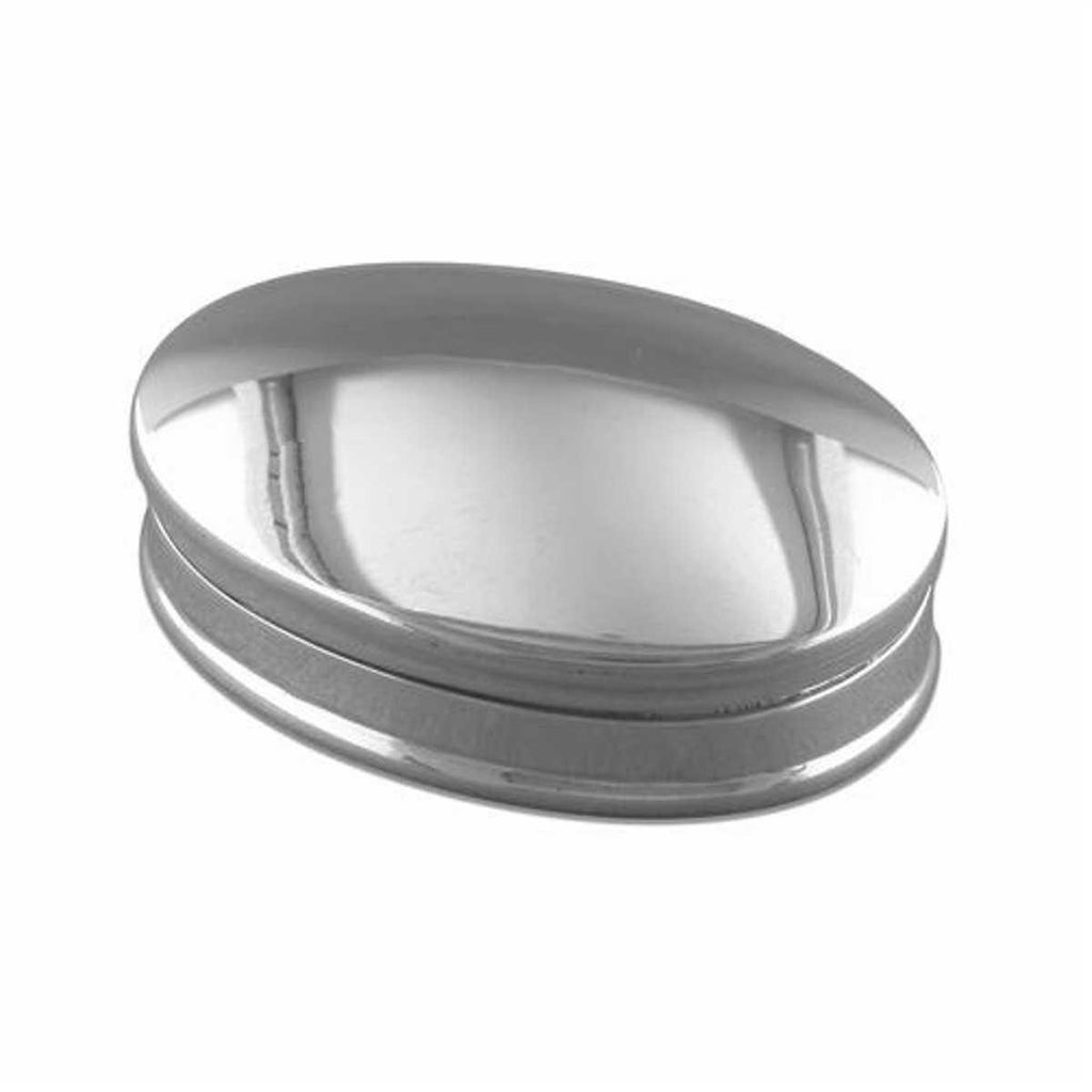925 Sterling Silver Pill Box - Oval Design