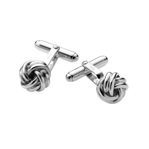 Sterling Silver Cufflinks - Knot Design