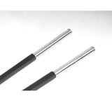 925 Sterling Silver & wood chopsticks - close